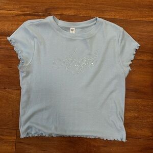 ruffle edge top
